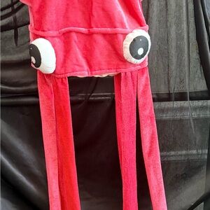 Pink Squid Hat with Long Tentacles